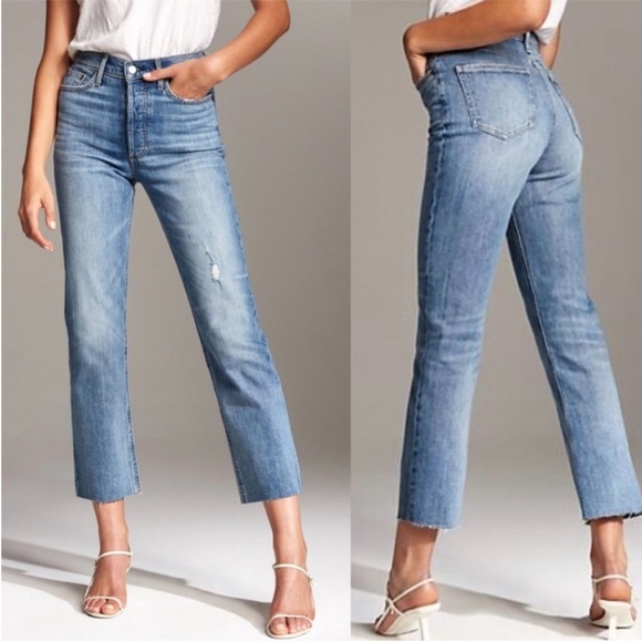 Aritzia Denim Forum Arlo High Rise Straight Size 28 - Picture 1 of 8